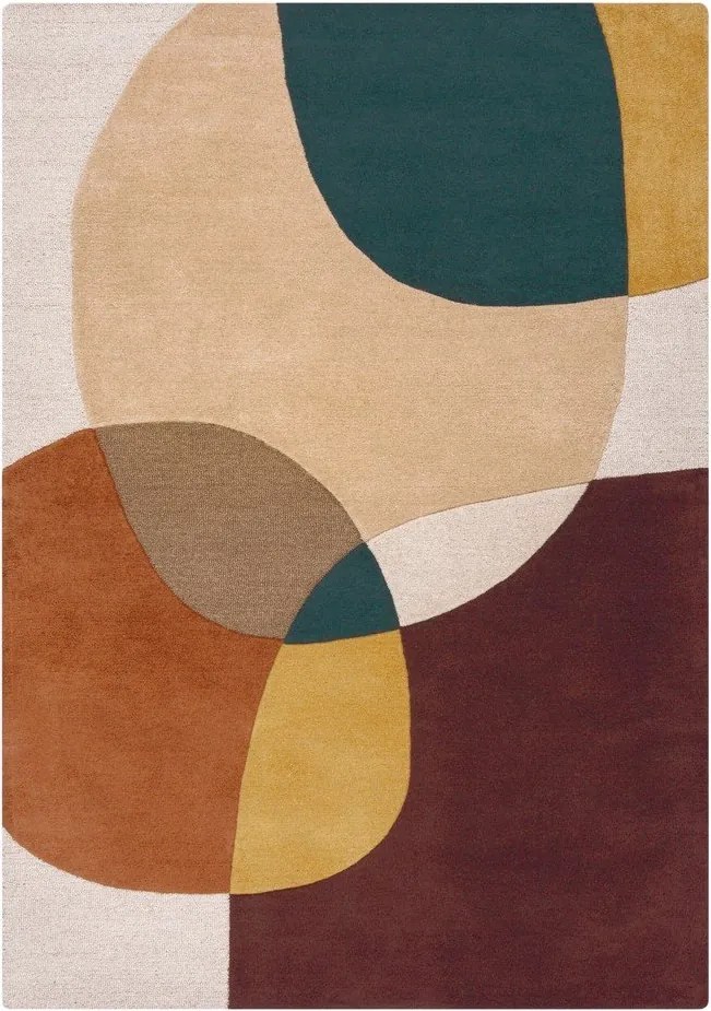 Lila kézi szövésű gyapjú szőnyeg 200x290 cm Glow Purple Multi – Flair Rugs