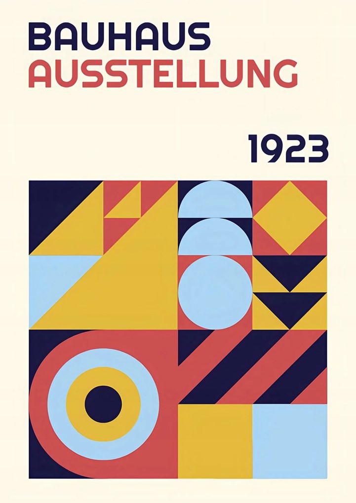 Bauhaus Ausstellung poszter 1923