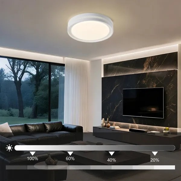 BRILAGI - Dimmelhető KREON mennyezeti LED lámpa 54W/230V 3000-6000K fehér átm. 38 cm + távirányító