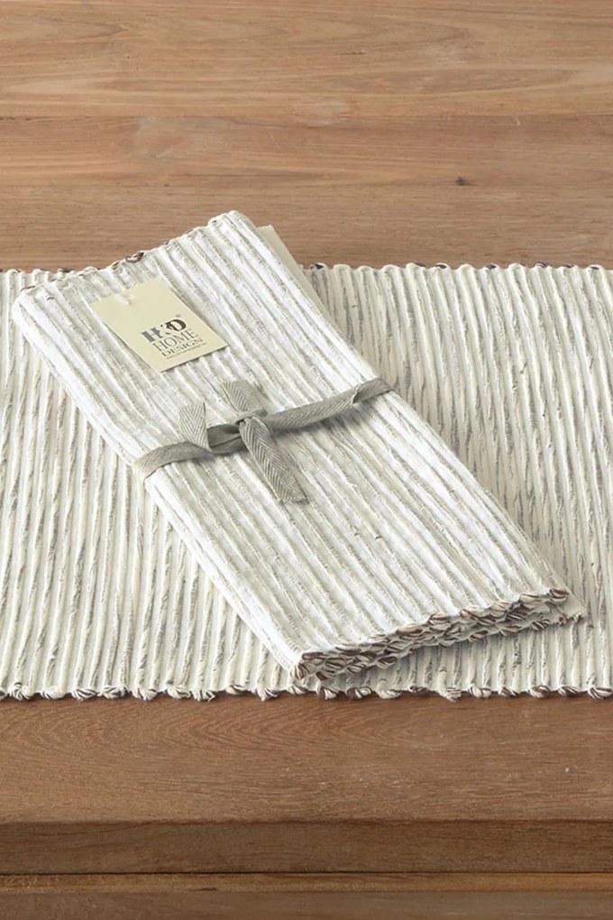 Home Design alátét, ecrü fehér