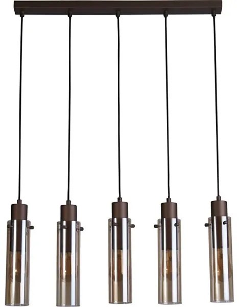 Searchlight 88921-5MO - Kábeles csillár SWEDEN 5xE27/60W/230V