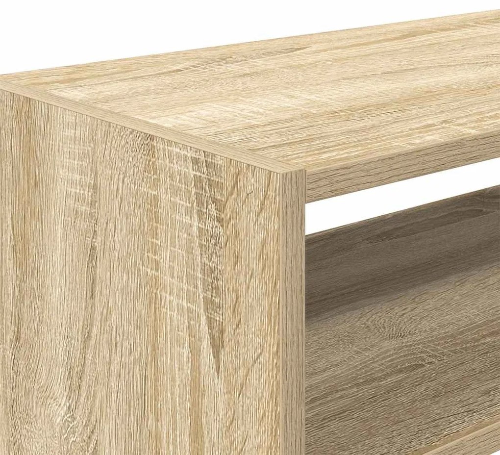 2 db sonoma tölgy cipőtartó állvány halmozható 60 x 30 x 30,5cm