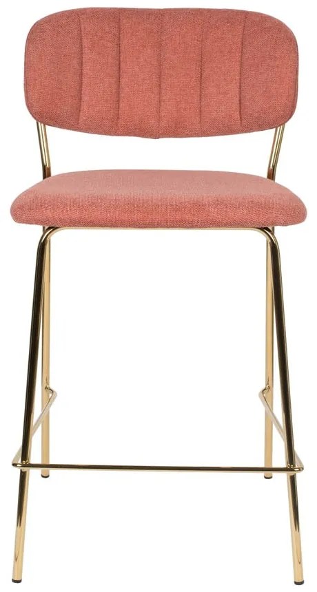 Rózsaszín bárszék szett 2 db-os 89 cm Jolien – White Label