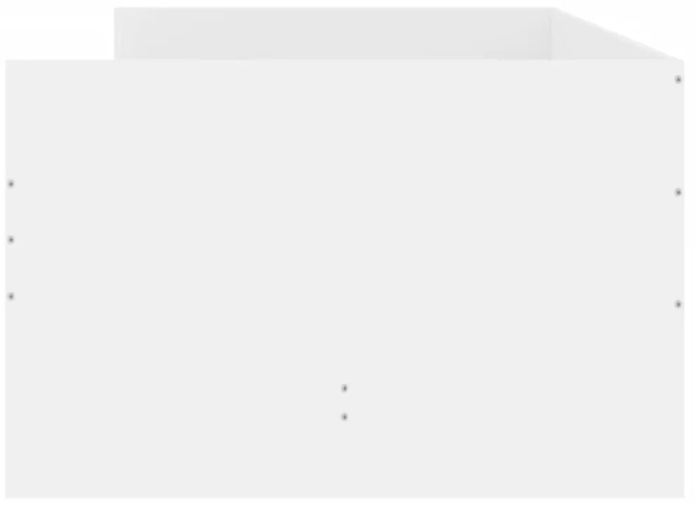 fehér ágykeret fiókokkal 90x190 cm