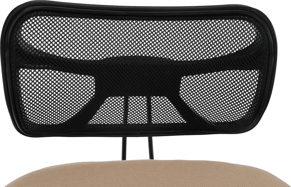 Ergonomikus zsámoly, bézs/fekete, RUFUS
