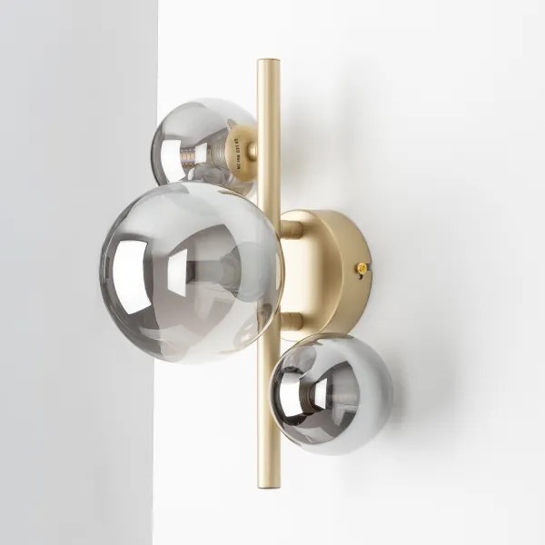 Brilagi - LED Fali lámpa MILLA 3xG9/3W/230V arany/füstös