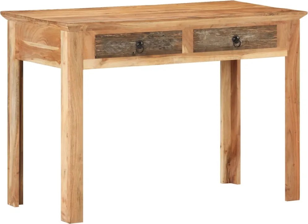 vidaXL tömör újrahasznosított fa asztal 110 x 50 x 75 cm