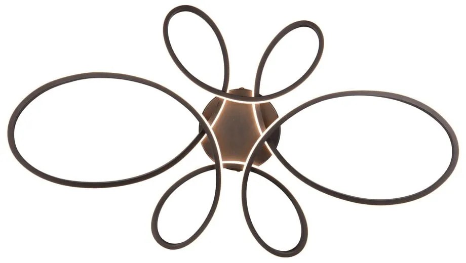 Fekete LED mennyezeti lámpa 45.5x83 cm Fly – Trio