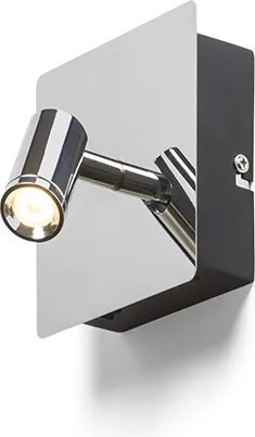 RENDL TIARA nástěnná chrom 230V LED 2x3W 25° 3000K
