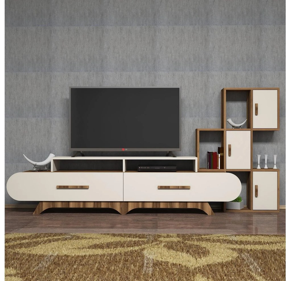 Nappali fal Florian S (dió + krém). Akció -27%. 1088294