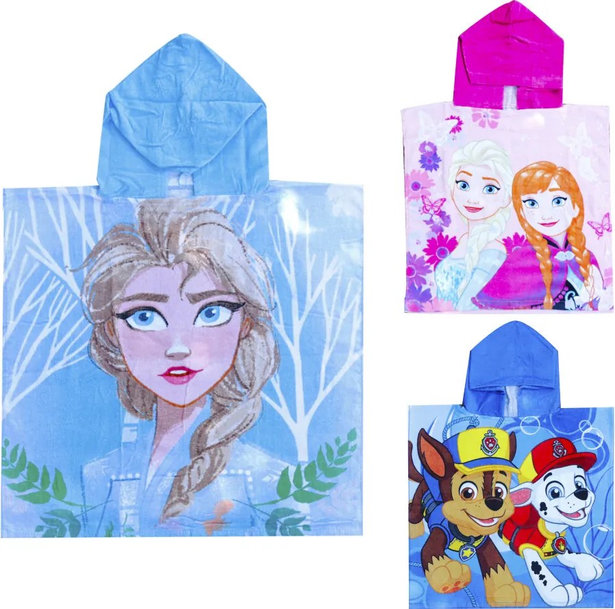Disney Frozen/Jégvarázs 2. gyerek strandtörölköző poncsó
