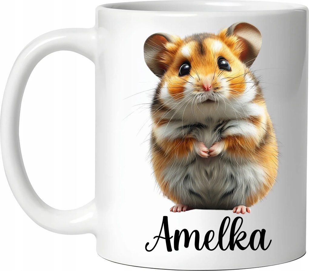 Hörcsög Bögre Hörcsög Születésnapi Ajándék Karácsony bármilyen név +doboz