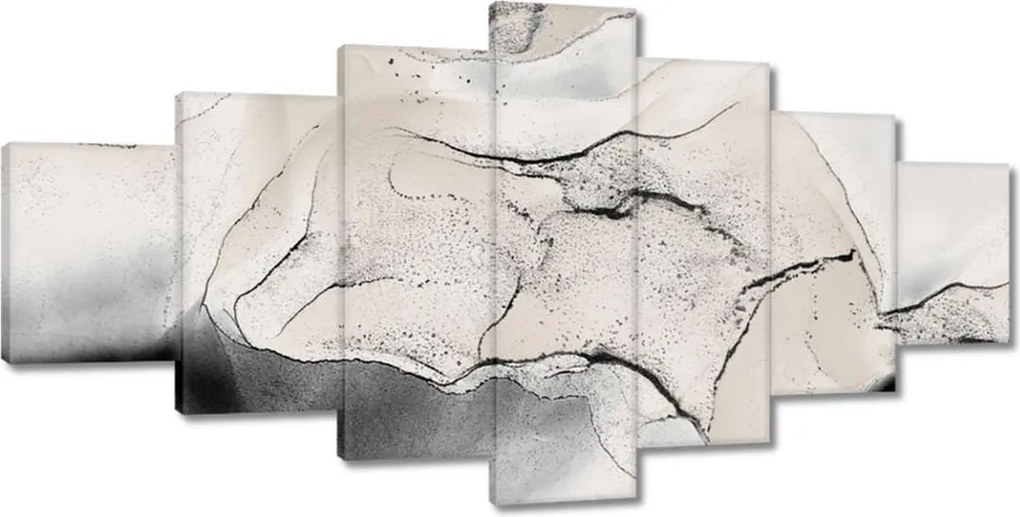 Festmények 210x100 Tompított absztrakt