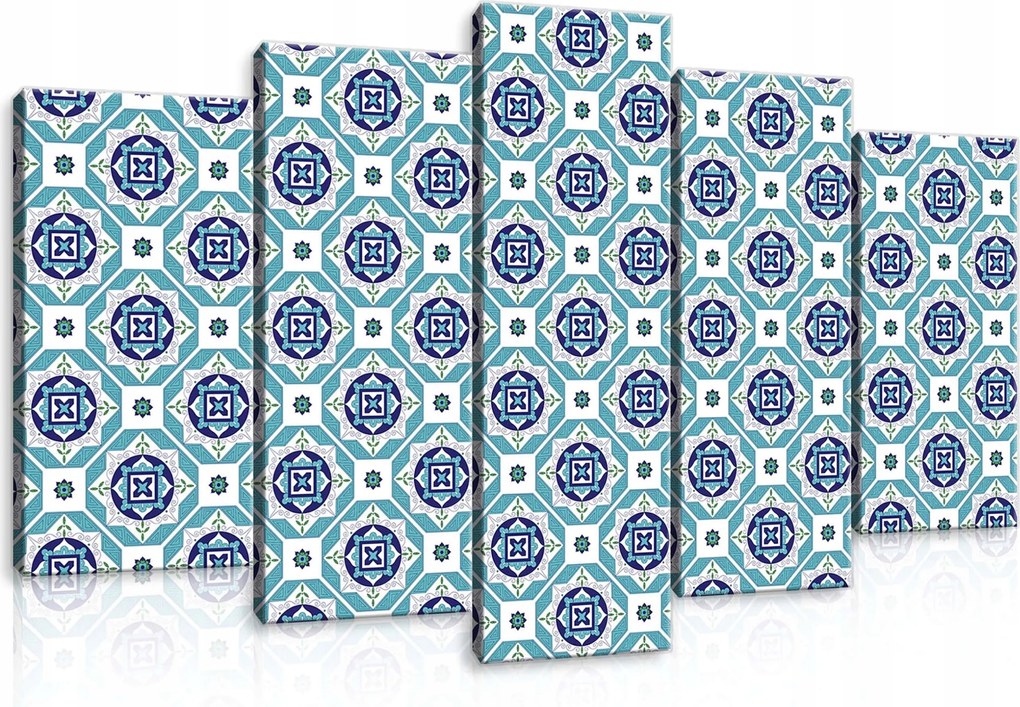 Vászonkép 100x60 Marokkói minta dísz arab mozaik etnikai absztrakt