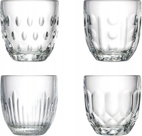 La Rochere Troquet szett 4 pohár kis eszpresszó pohár kávéhoz