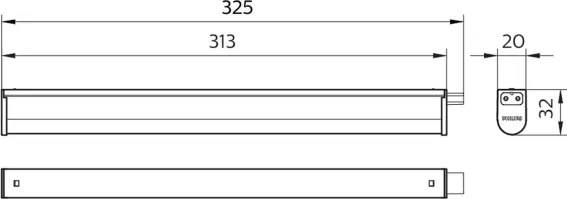 Philips - LED Pultmegvilágító PROJECTLINE LED/3,4W/230V 3000/4000/6500K