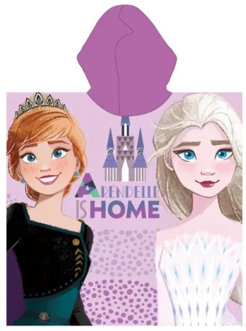 Disney Jégvarázs Arendelle strand törölköző poncsó 55x110 cm (Fast Dry)