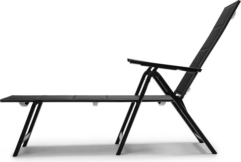 Avenberg RIVIERA Állítható relaxációs nyugágy, fekete