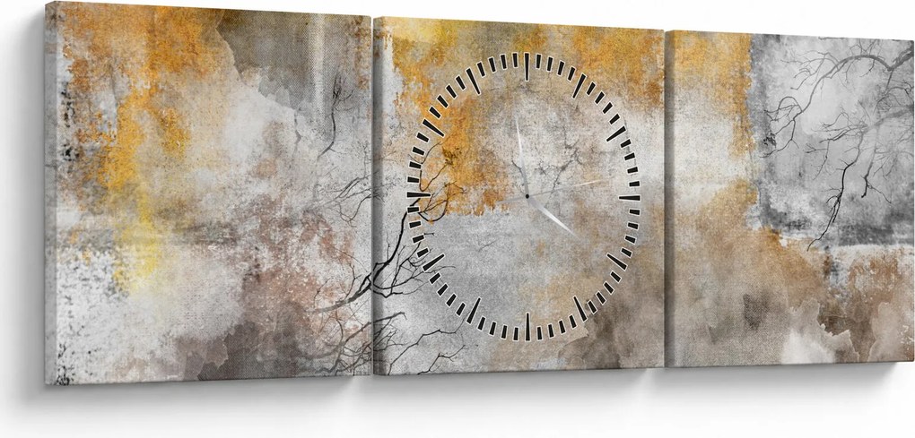 Kép - Absztrakció (órával) (90x30 cm)