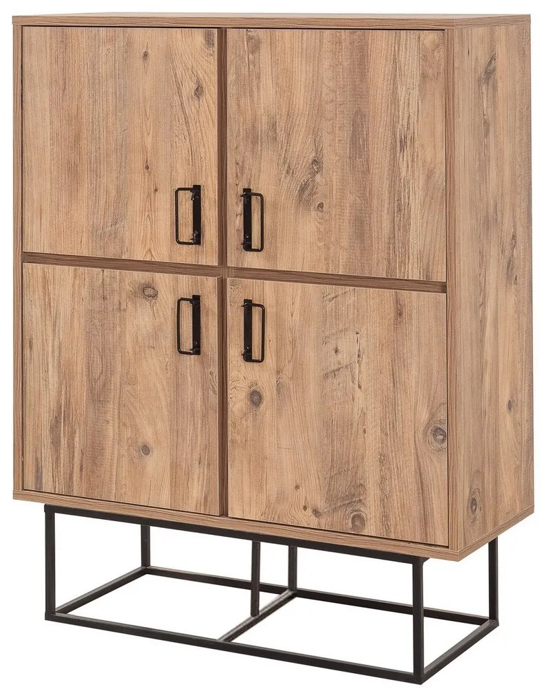 Quantum Atlantic Pine and Black szekrény