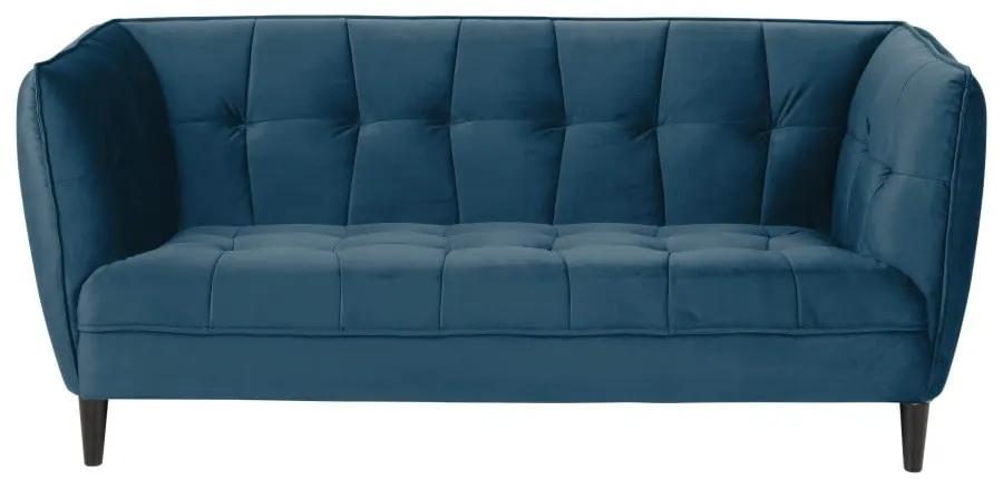 Jonna kék bársony kanapé, hosszúság 182 cm - Actona