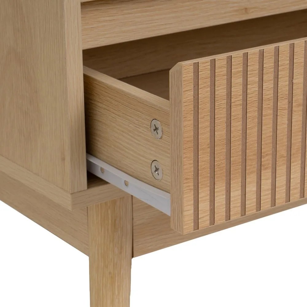 Natúr színű könyvespolc 80x120x40 cm Naroa – Casa Selección