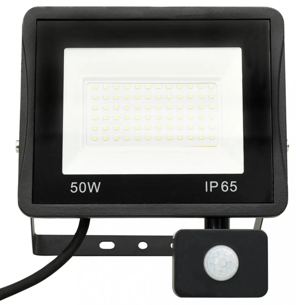 meleg fehér fényű szenzoros LED-reflektor 50 W