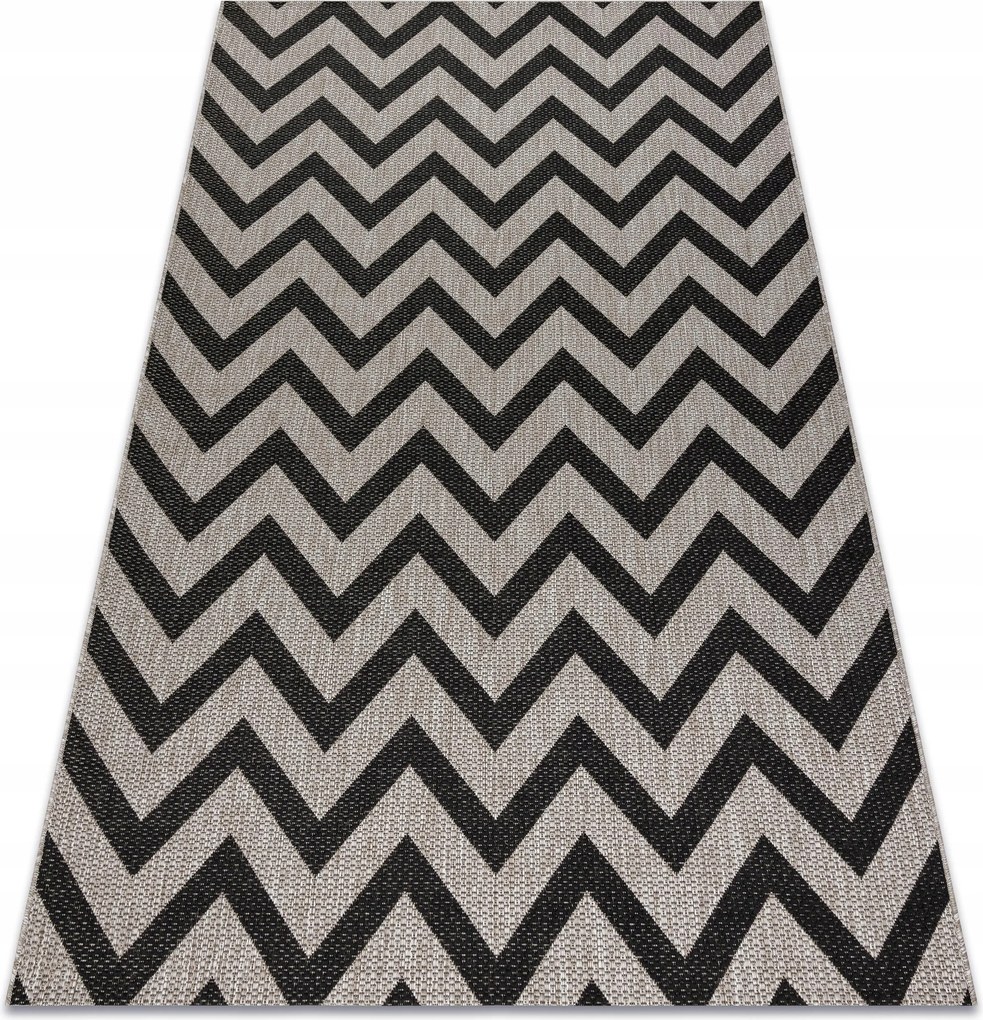 Juta Lapos Szövésű Szőnyeg 160x230 Cikk-cakk #DEV747