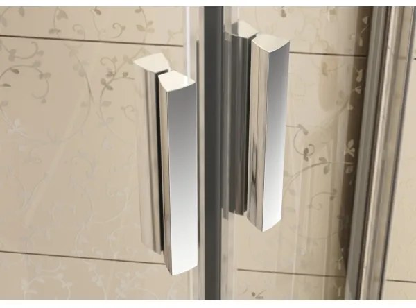 Ravak 3B240C00Z1 - BLIX, négyrészes negyedköríves zuhanykabin, 80x80 cm, fényes króm