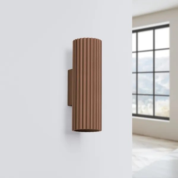 Brilagi - LED fali lámpa CRESTO 2xGU10/10W/230V 20 cm barna