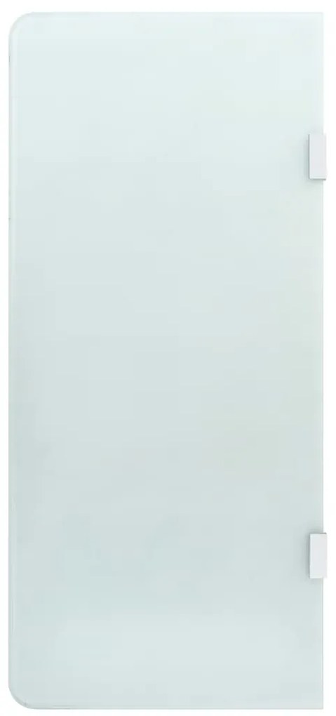 Falra szerelhető edzett üveg piszoárelválasztó fal 90 x 40 cm