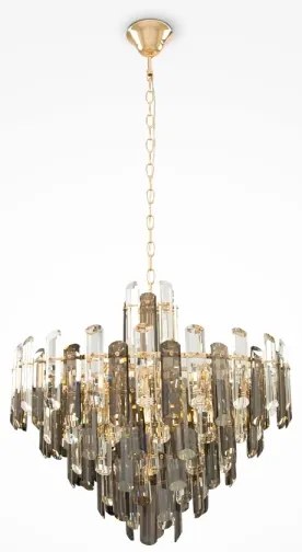 Maytoni DIA200PL-08G - Csillár láncon FLARE 8xE14/40W/230V