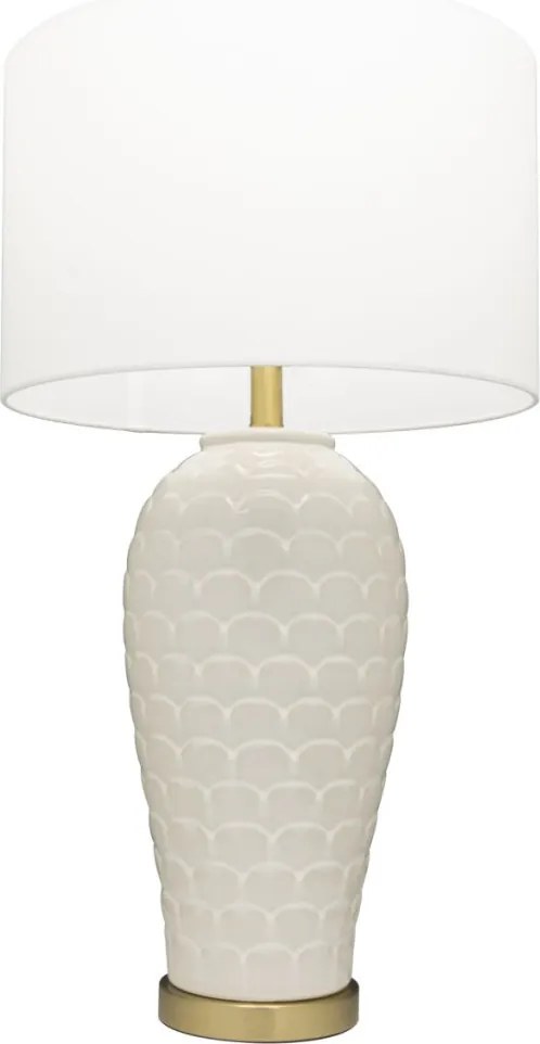 Cosmolight MURCIA T01033BR-WH Asztali lámpa 1x40W/E27 IP20
