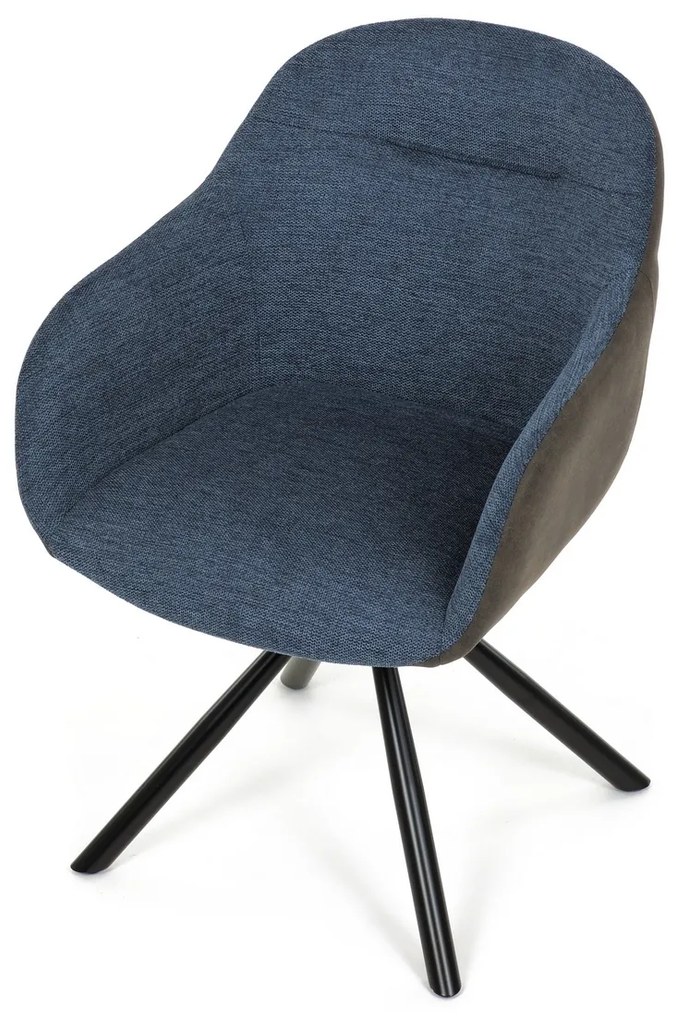 Étkezőszék-készlet visszahúzható mechanizmussalDCH-Y1143 BLUE2, 2 db