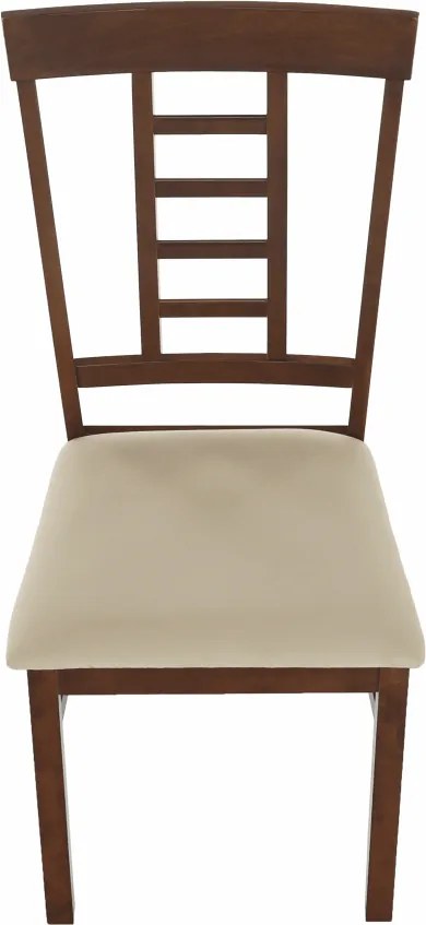 Étkezőszék, dió/bézs, OLEG NEW