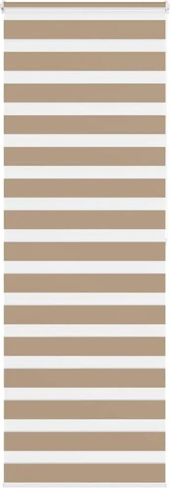 vidaXL zebrafüggönnyel homokbarna szövetszélesség 65,9 cm poliészter