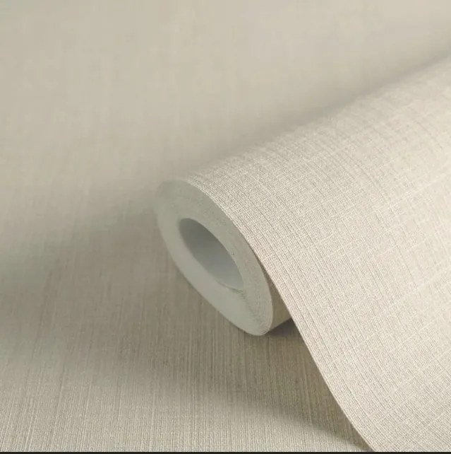 Tapéta Bézs Szövet utánzat Vászon Tapéta Mosható