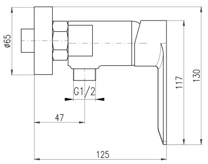 RAV Slezák NL181.5ZK - NIL zuhanycsaptelep, szálcsiszolt arany