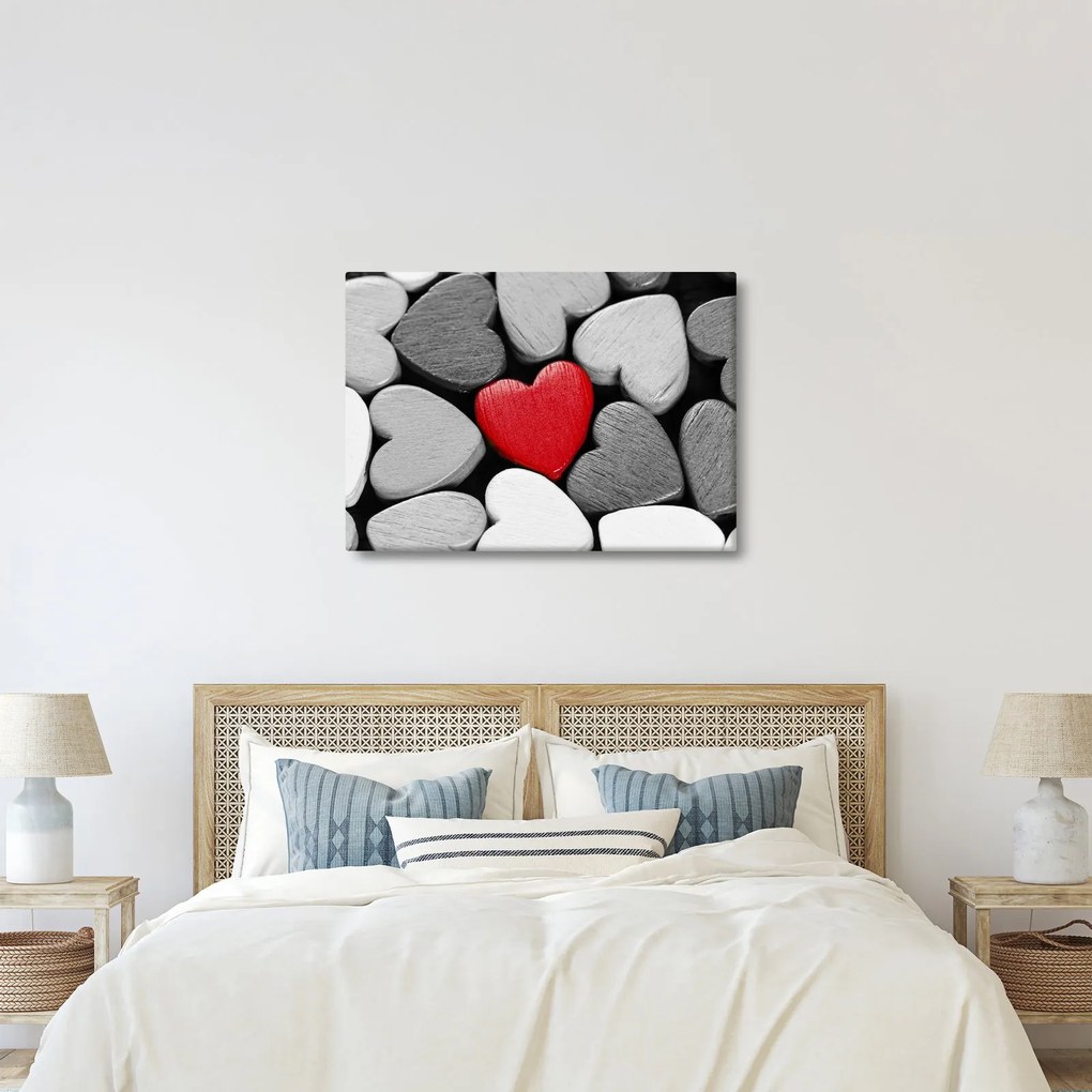 A fa szívék képe (70x50 cm)