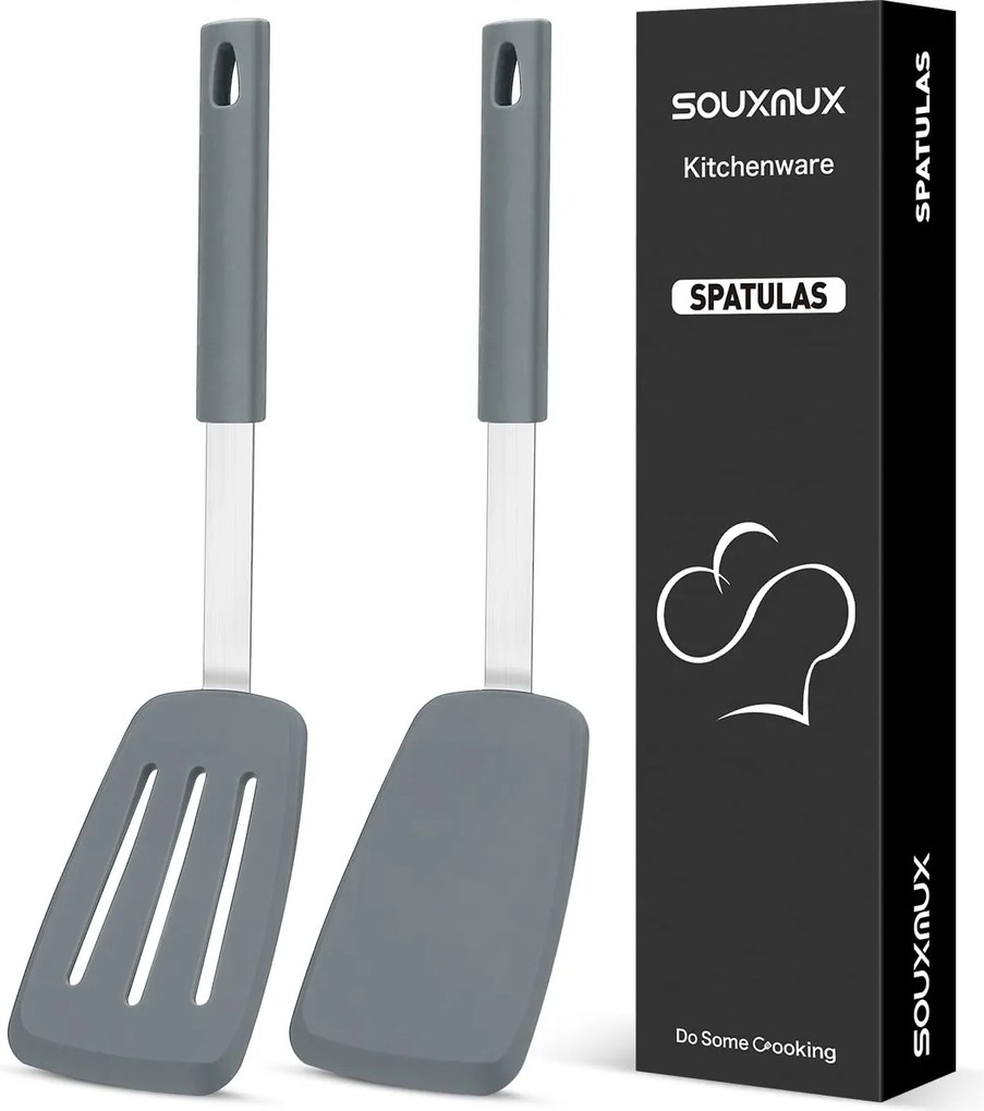 Szilikon spatula 2 db tapadásmentes, hőálló