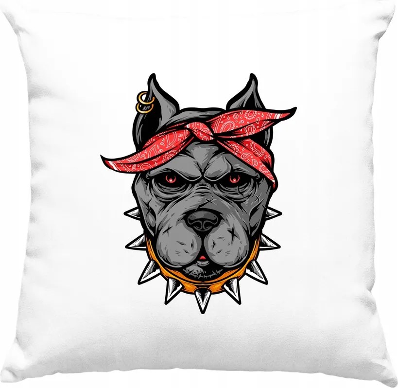 PitBull Mma Boksz párna 1 fehér