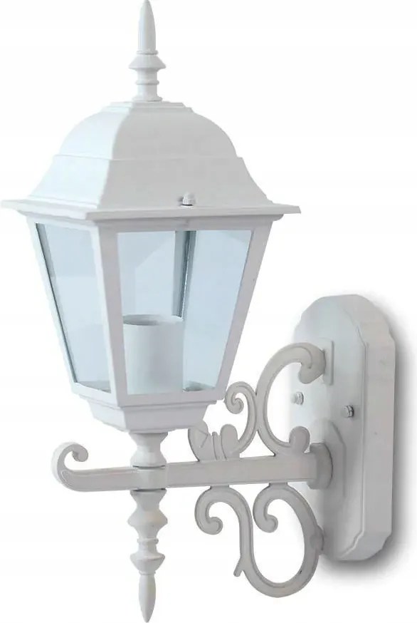 Homlokzati kerti fali lámpa fehér matt 40cm E27 IP44 V-tac VT-760