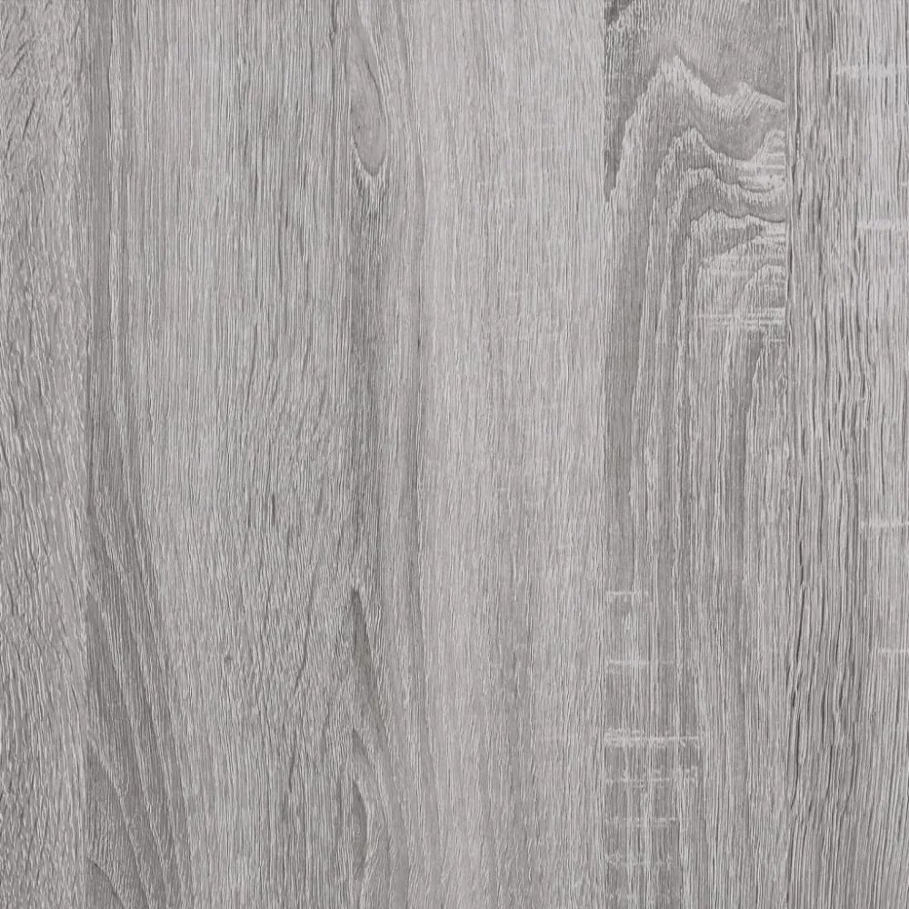 szürke sonoma színű szerelt fa TV-szekrény 100x35,5x45 cm