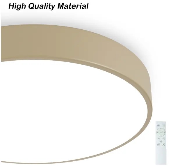 Brilagi - Dimmelhető LED lámpatest POOL SMART LED/60W/230V, átmérő 50 cm, Wi‑Fi (Tuya), bézs + távirányító