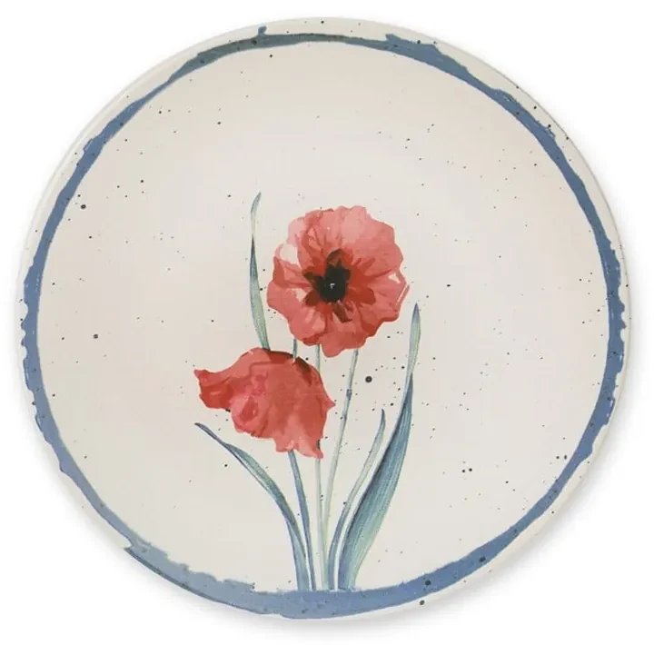 6 db-os kerámia szervírozó tányér szett, ø 25 cm - My Ceramic