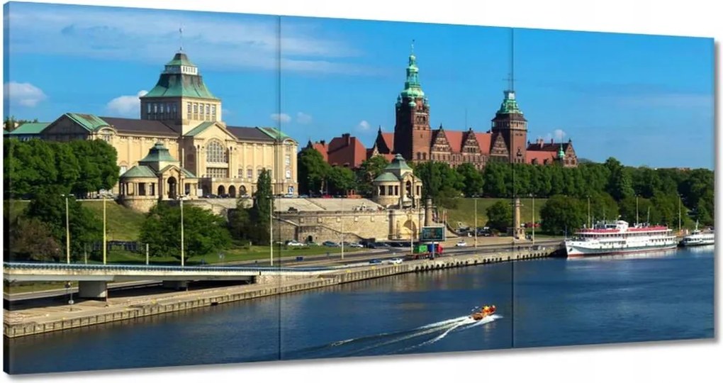 Vászonkép 60x30 Szczecin