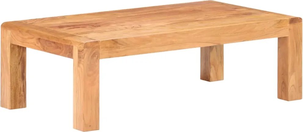 vidaXL tömör akácfa dohányzóasztal mézszínű felülettel 110x60x35 cm