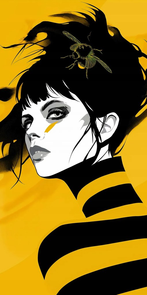 Poszter 50x100cm Sárga kecses