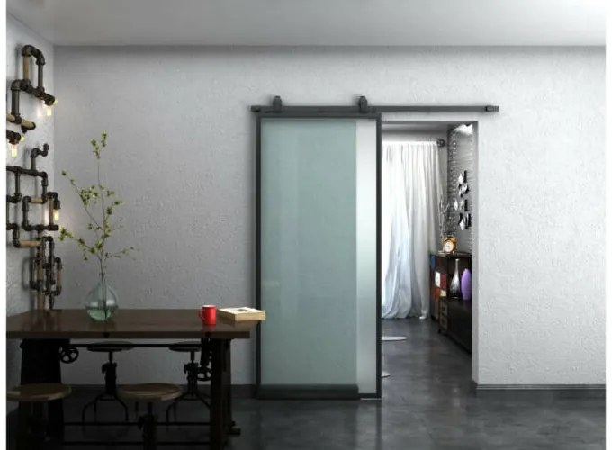 Üveg tolóajtó savmart TSD03