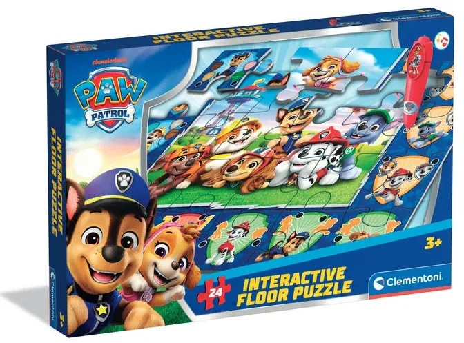 Mancs Őrjárat Team interaktív 24 db-os puzzle Clementoni